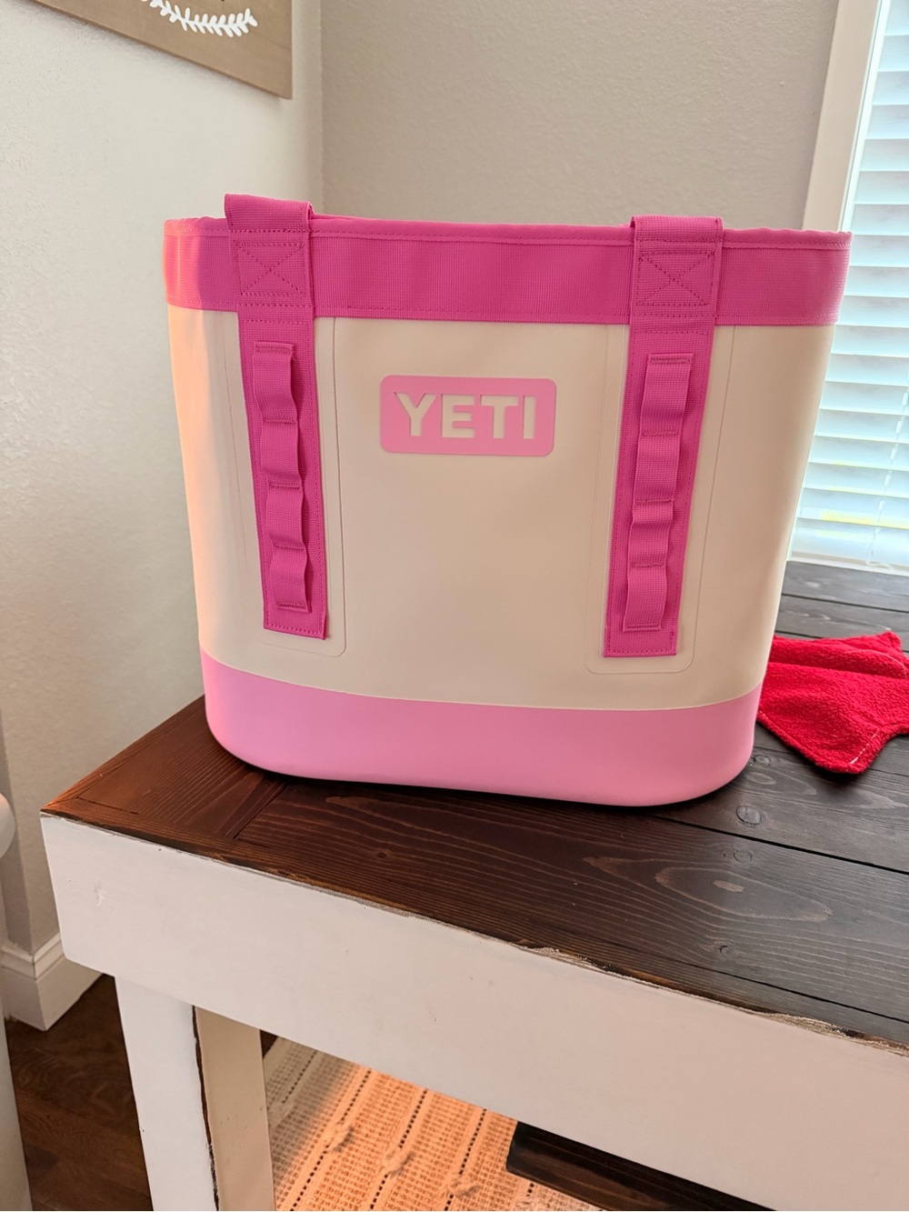 Yeti Pink & Cream Camino Tote Cooler - Picture 2 of 5